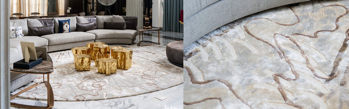 TYPES OF RUGS MATERIALS | Luxury Hand-tufted Bespoke Rugs in Jakarta